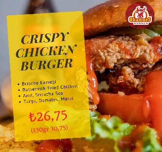 ürün CRISPY CHICKEN BURGER