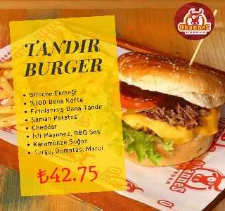 ürün TANDIR BURGER