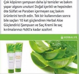 ürün Herbal Aloe Vücut Şampuanı