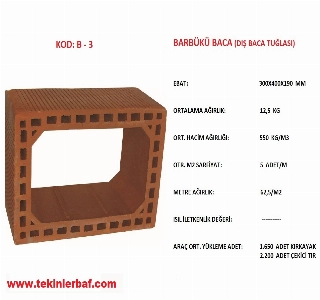 ürün 40X30 BARBÜKÜ/ FIRIN BACASI