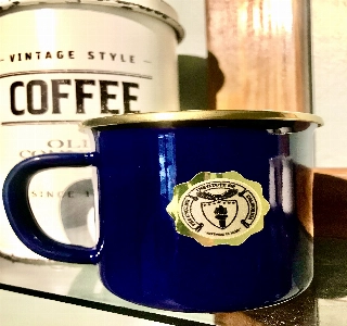ürün Blue Gold Enamel Coffee Mug