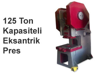 ürün 125 TON KAPASITELI EKSANTRIK PRES