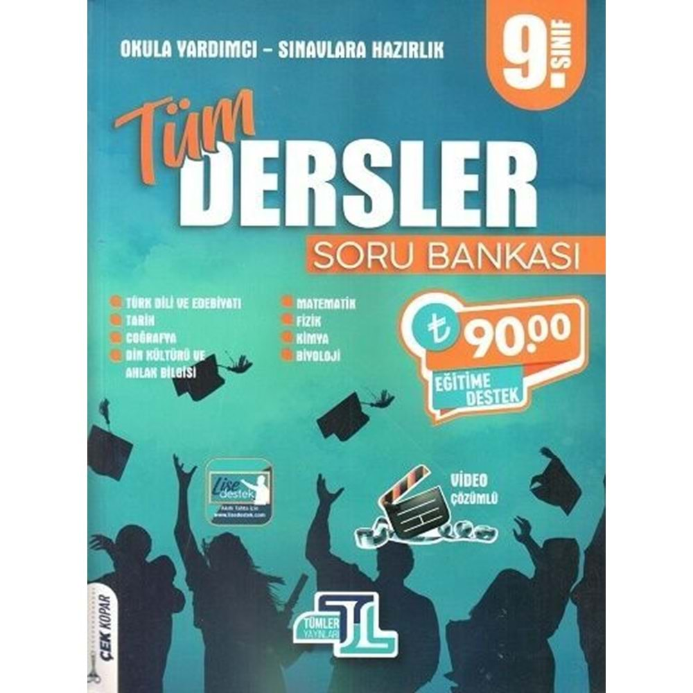 ürün Tümler Yayınları 9.Sınıf Tüm Dersler Soru Bankası