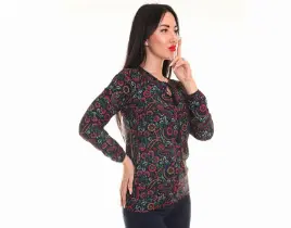 ürün KREP KUMAŞ ÖNÜ İPLİKLİ BLUZ S M L XL Satışlarımız sadece Toptandır