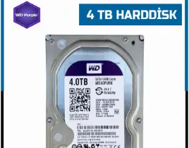 ürün 4 TB Western Digital Purple 7/24 Sata3 3,5