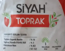 ürün SİYAH TOPRAK