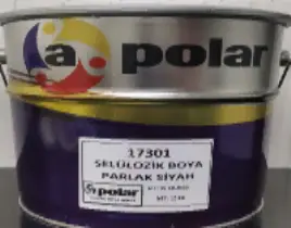 ürün SELÜLOZİK BOYA PARLAK SİYAH 12 KG