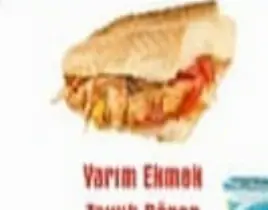 ürün Yarım ekmek tavuk döner