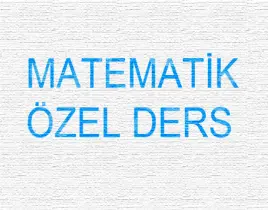 hizmet ÖZEL MATEMATİK DERS