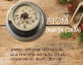 ürün ATOM Çorbası