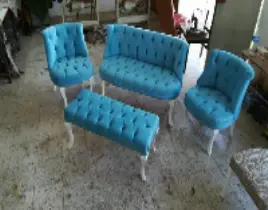 ürün Bekleme koltuk takımı mavi