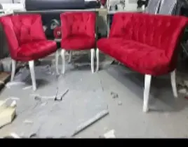 ürün çay seti kırmızı