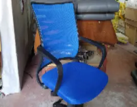 ürün sekreter sandalyesi mavi