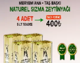 ürün NATUREL SIZMA ZEYTİNYAĞI 