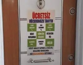 hizmet ÜCRETSİZ VUCUT ANALİZİ 