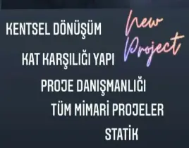 hizmet KENTSEL DÖNÜŞÜM