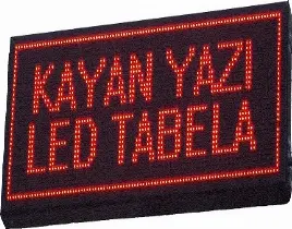 hizmet led tabela kayanyazı