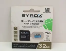 ürün SYROX HAFIZA KARTI 32 GB