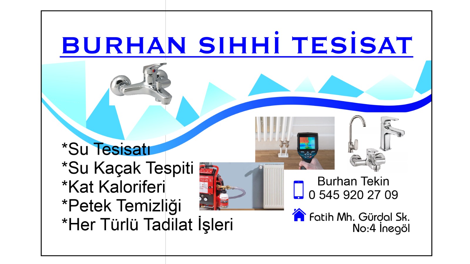 tanitim resim İnegöl    SU KAÇAK TESPİTİ TIKANIK GİDER AÇMA. İnegöl 
