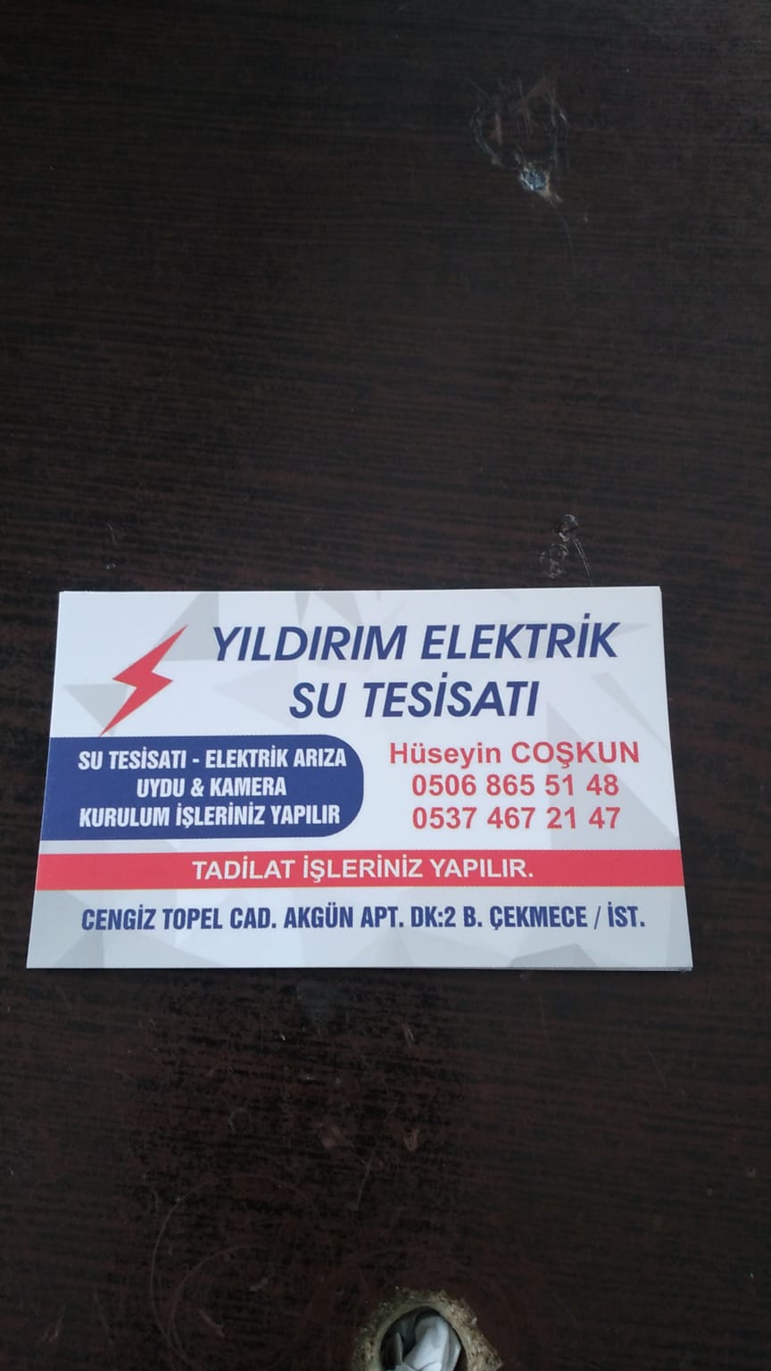 tanitim resim YILDIRIM ELEKTRİK SU TESİSATI 