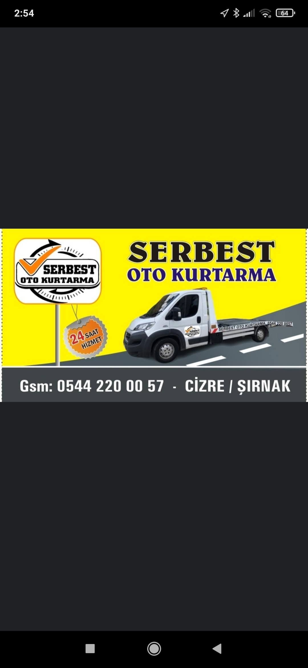 tanitim resim CİZRE OTO  KURTARICI 