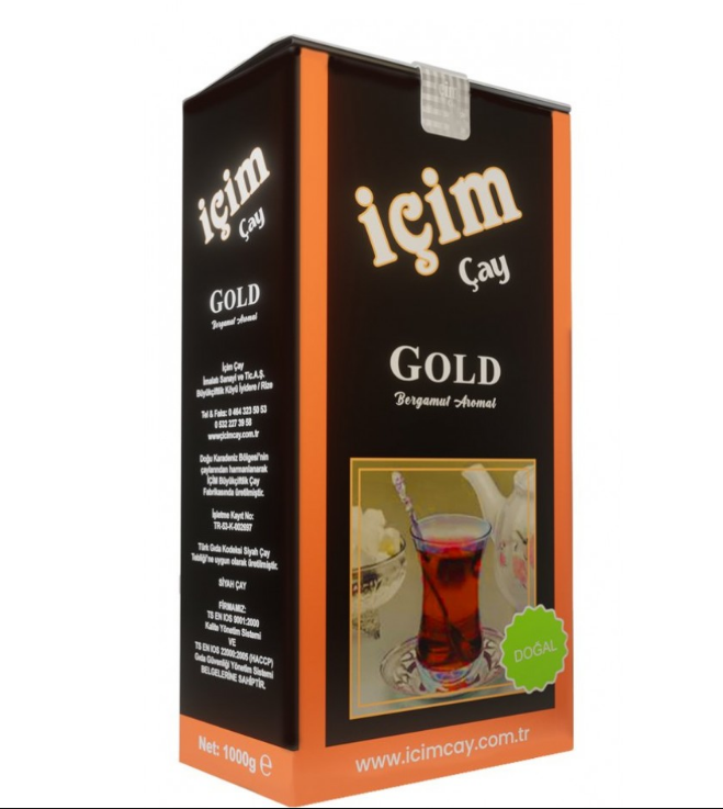 ürün İçim Çay Gold 500 gr Bergamot Aromalı