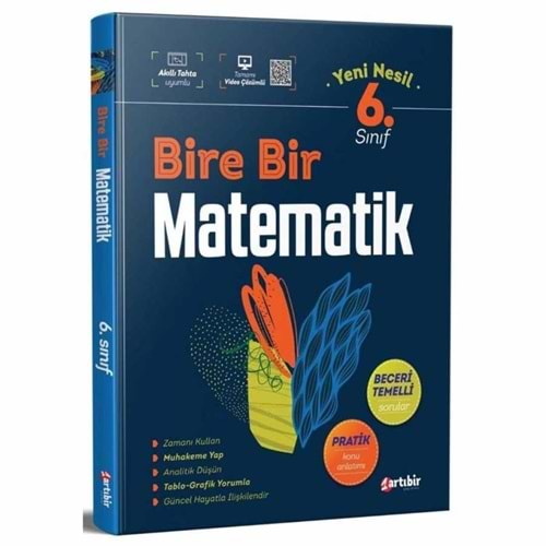 ürün Artıbir Yayınları 6. Sınıf Bire Bir Matematik Soru Bankası